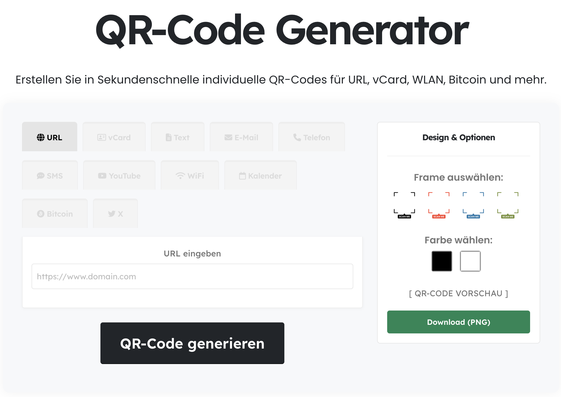QR Code Generator Preview
